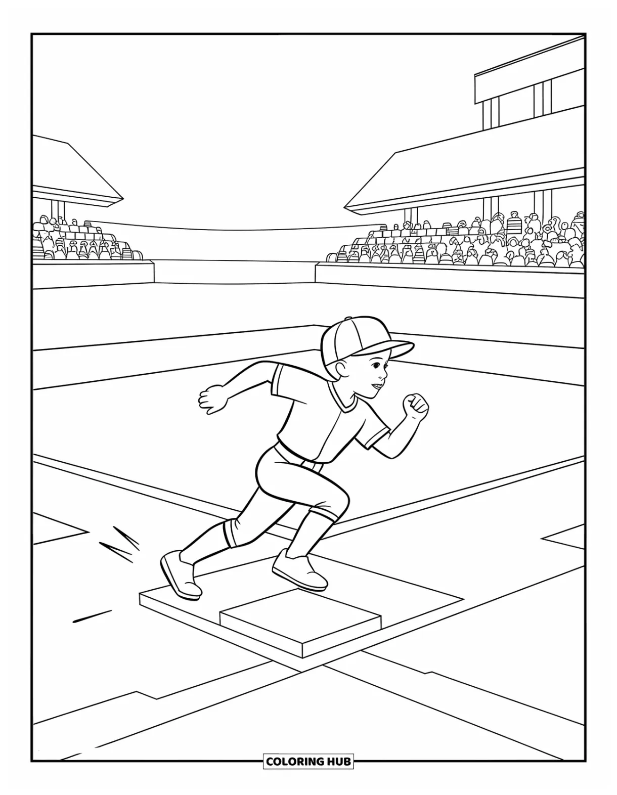 140+ baseball coloring pages for kids & adults free printable pdfs