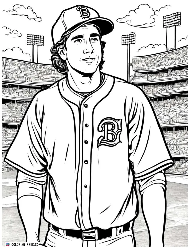 13 baseball coloring pages free unique printables