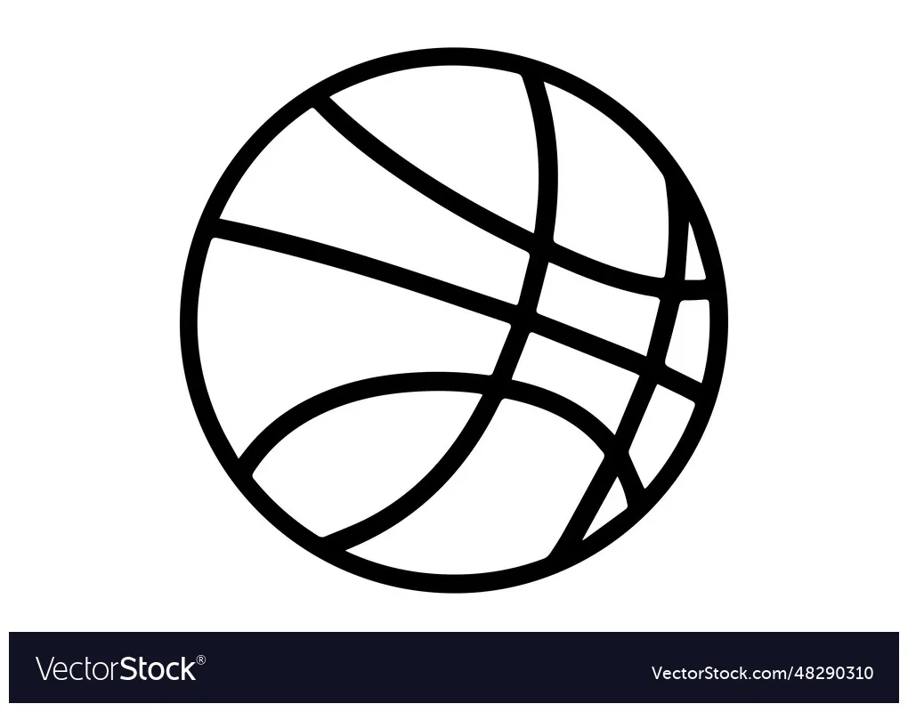 Basketball flat icon vector
