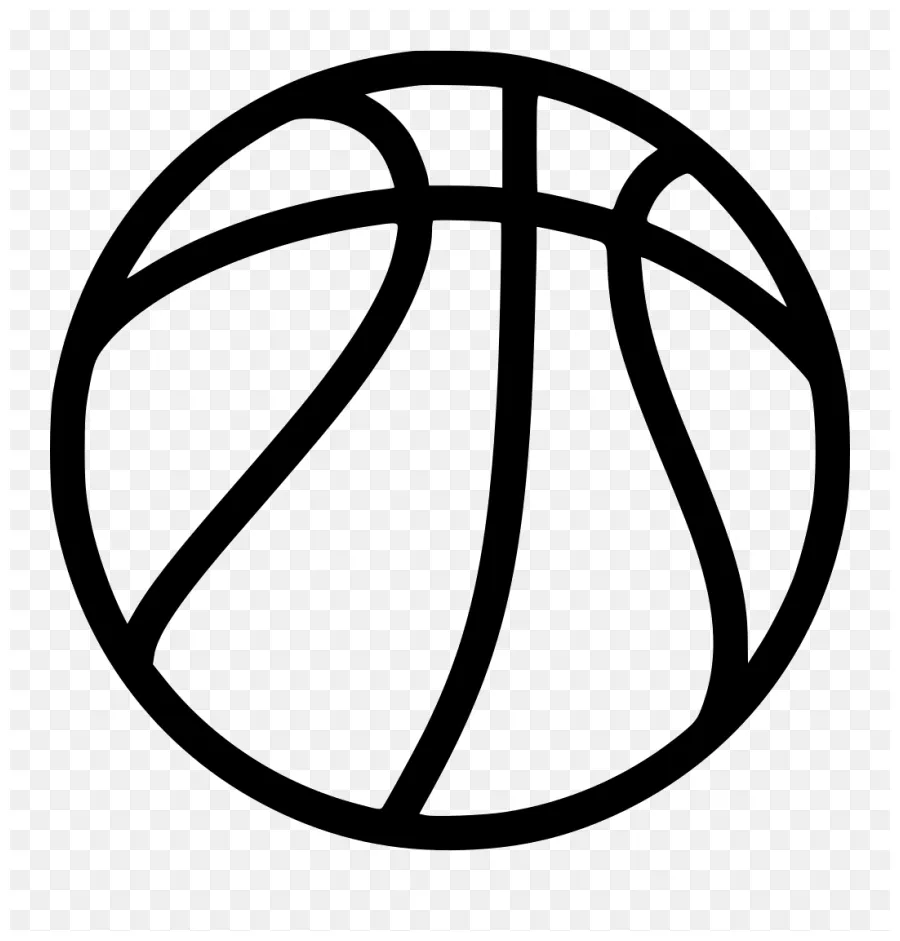 Basket ball black transparent basketball logo clipart #5654006
