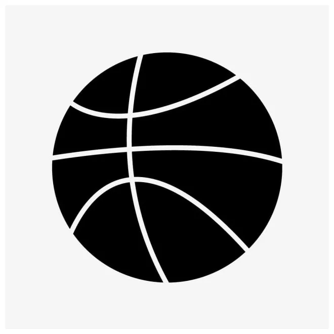 Basketball silhouette png free, vector basketball icon, basketball