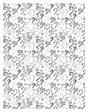 Bass Clef Coloring Page- 100+ images by Ervins Music Room | TPT