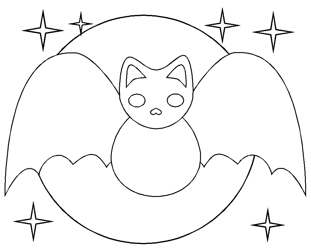 Animals town animals color sheet bat printable