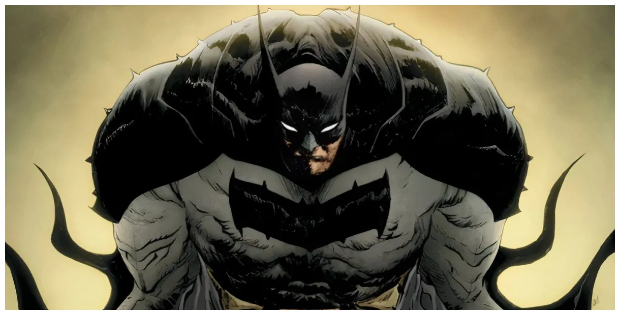 Absolute batman makes his official debut, with the perfect sentence to