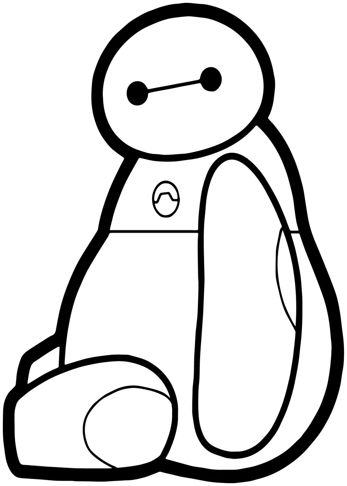 Baymax coloring pages at getcolorings free printable colorings