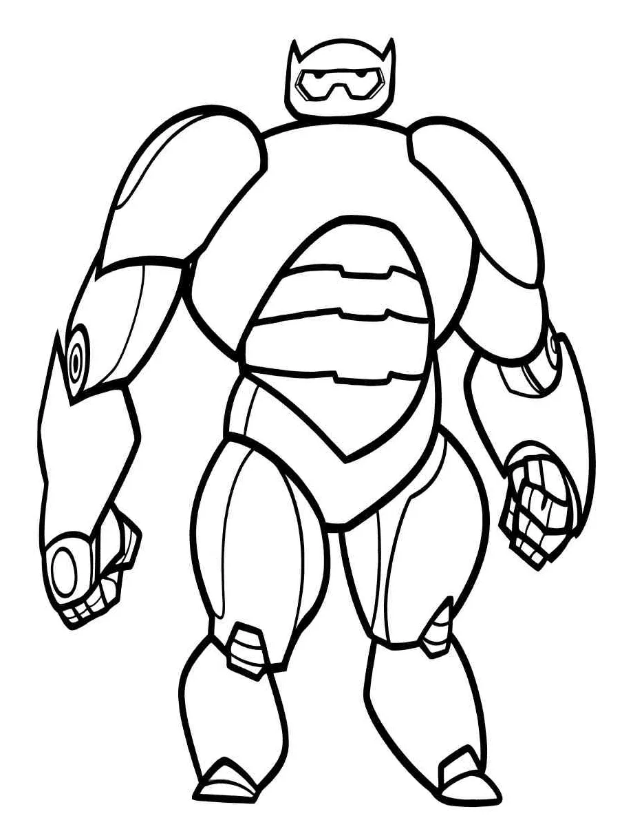 Baymax coloring pages printable coloring pages