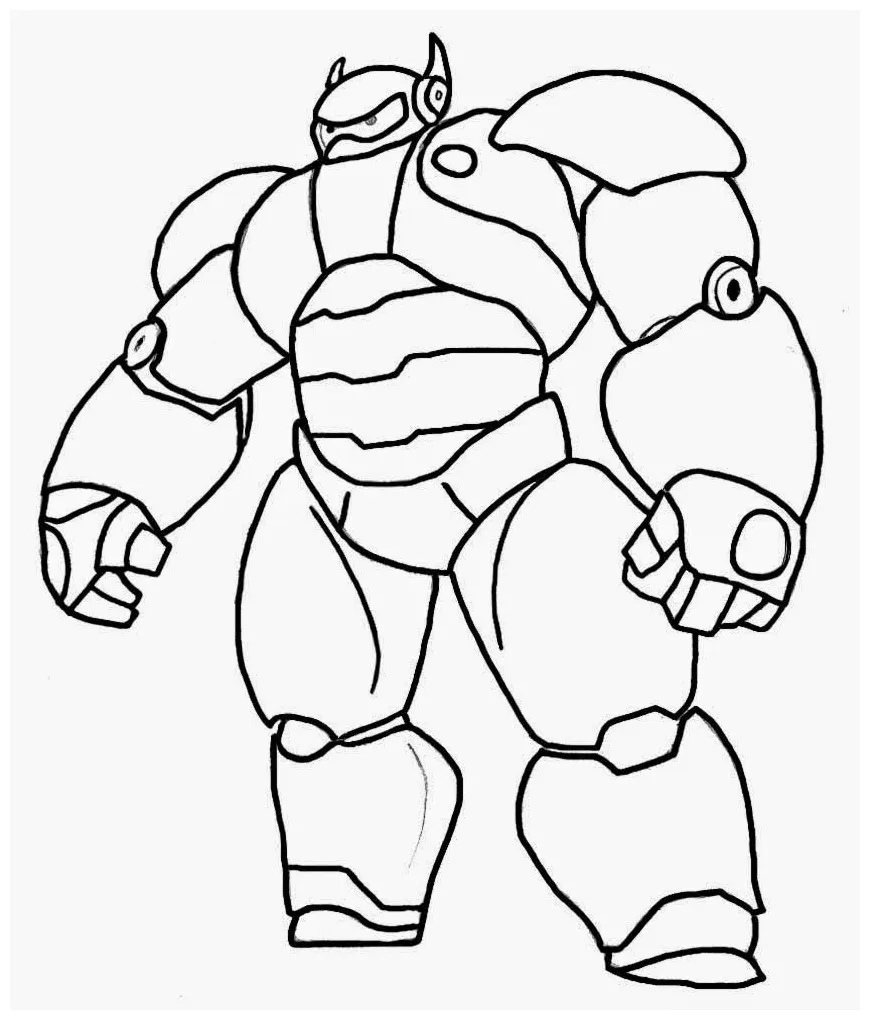Baymax coloring pages free printable coloring pages for kids
