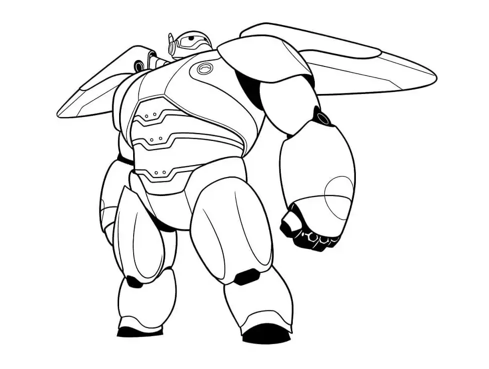 Baymax is Waving Hand