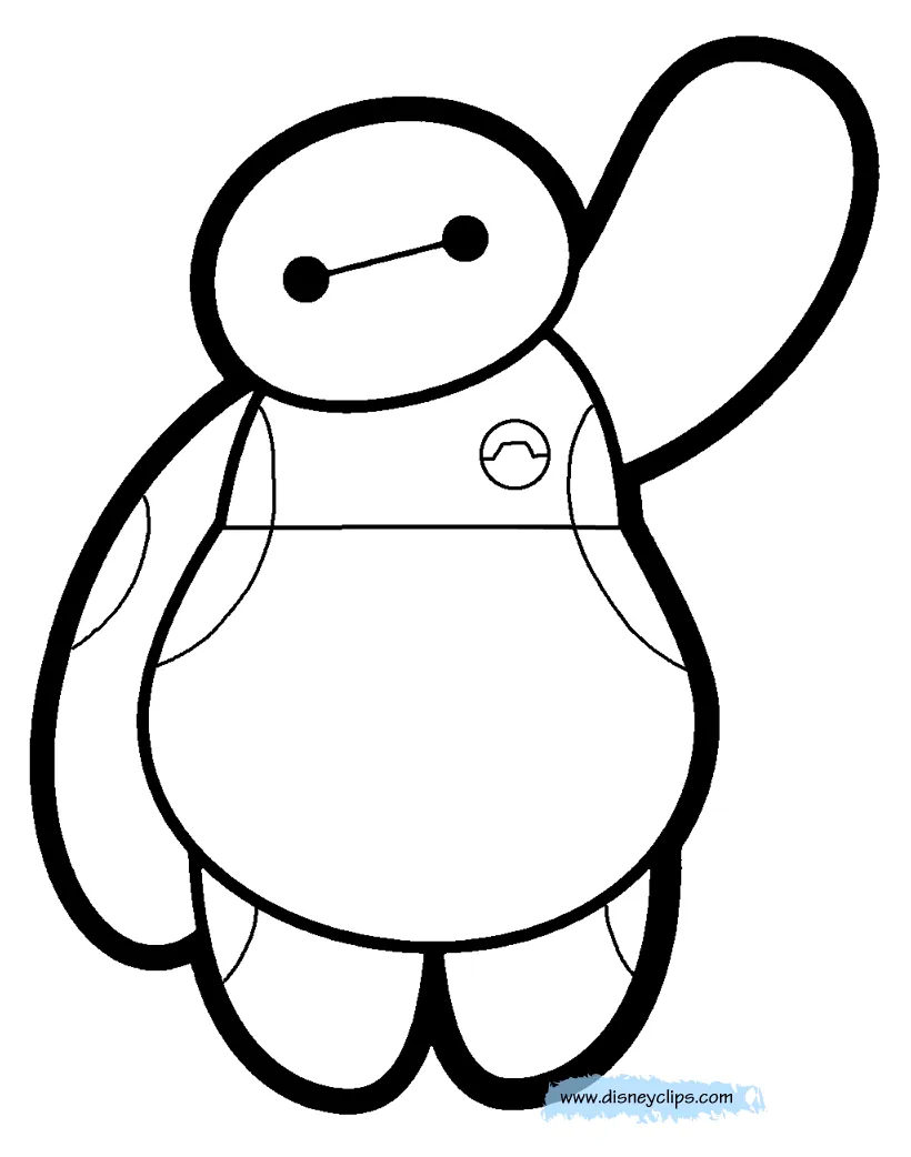 Baymax coloring pages coloring home printable coloring page