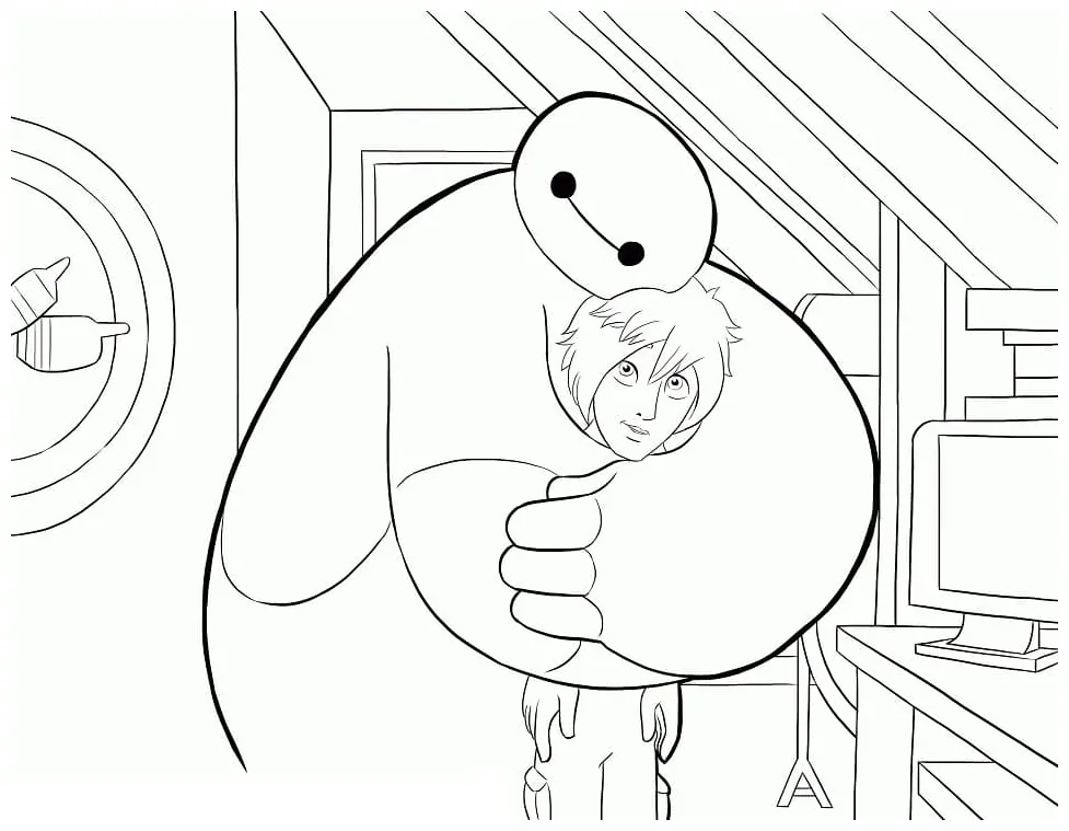 Baymax coloring pages - ColoringLib