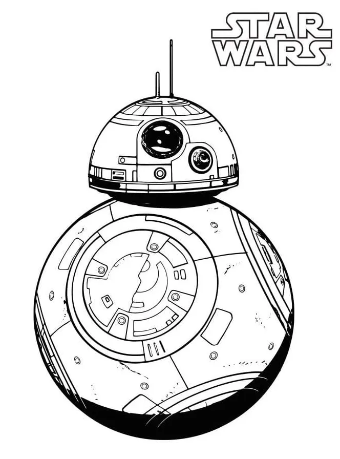 Bb8 coloring page free printable coloring pages for kids