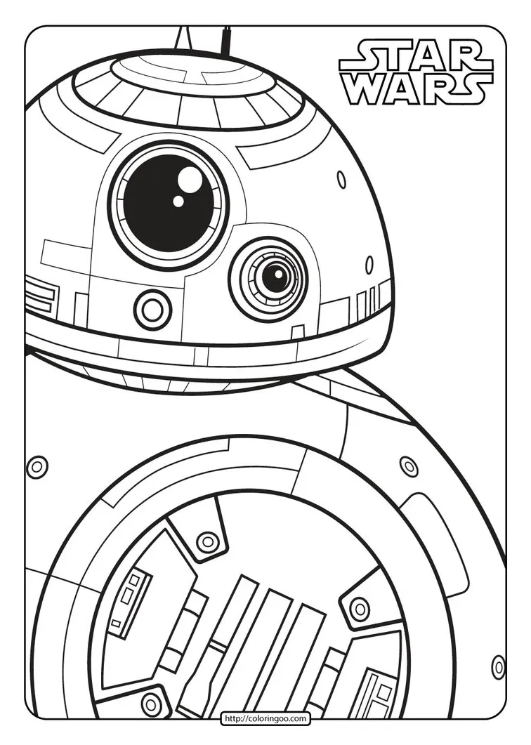 Bb8 coloring page coloring pages