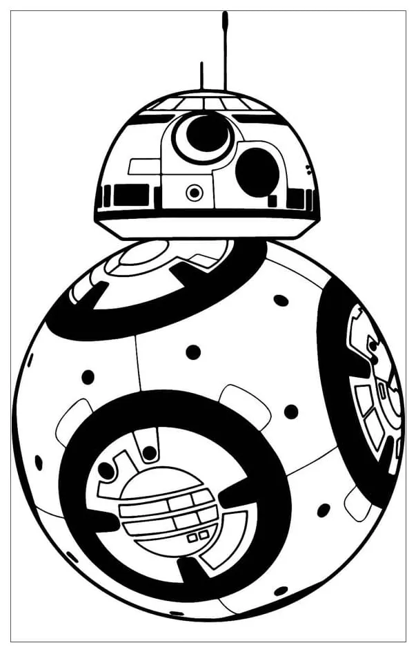 Bb8 coloring page free printable coloring pages for kids
