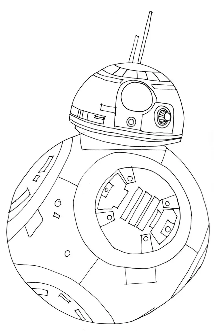 Bb8 coloring page coloring pages