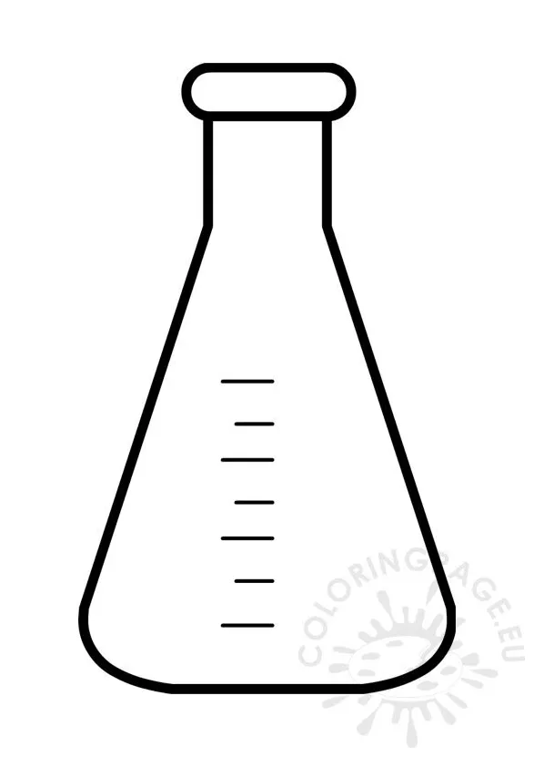 Beaker coloring page