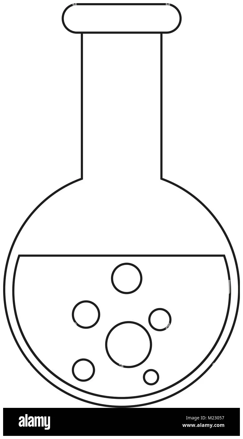 Beaker science coloring page at lillian hecker blog