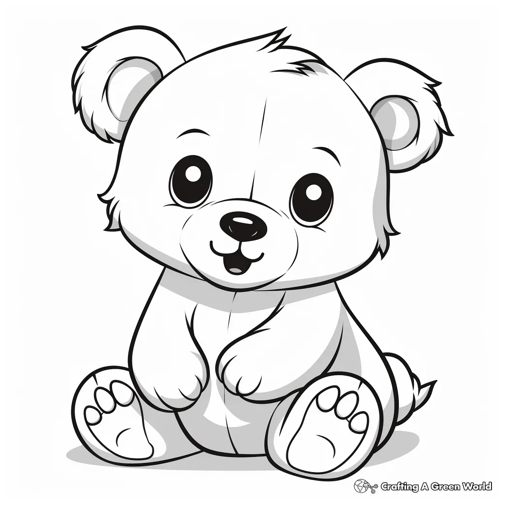 Bear coloring page