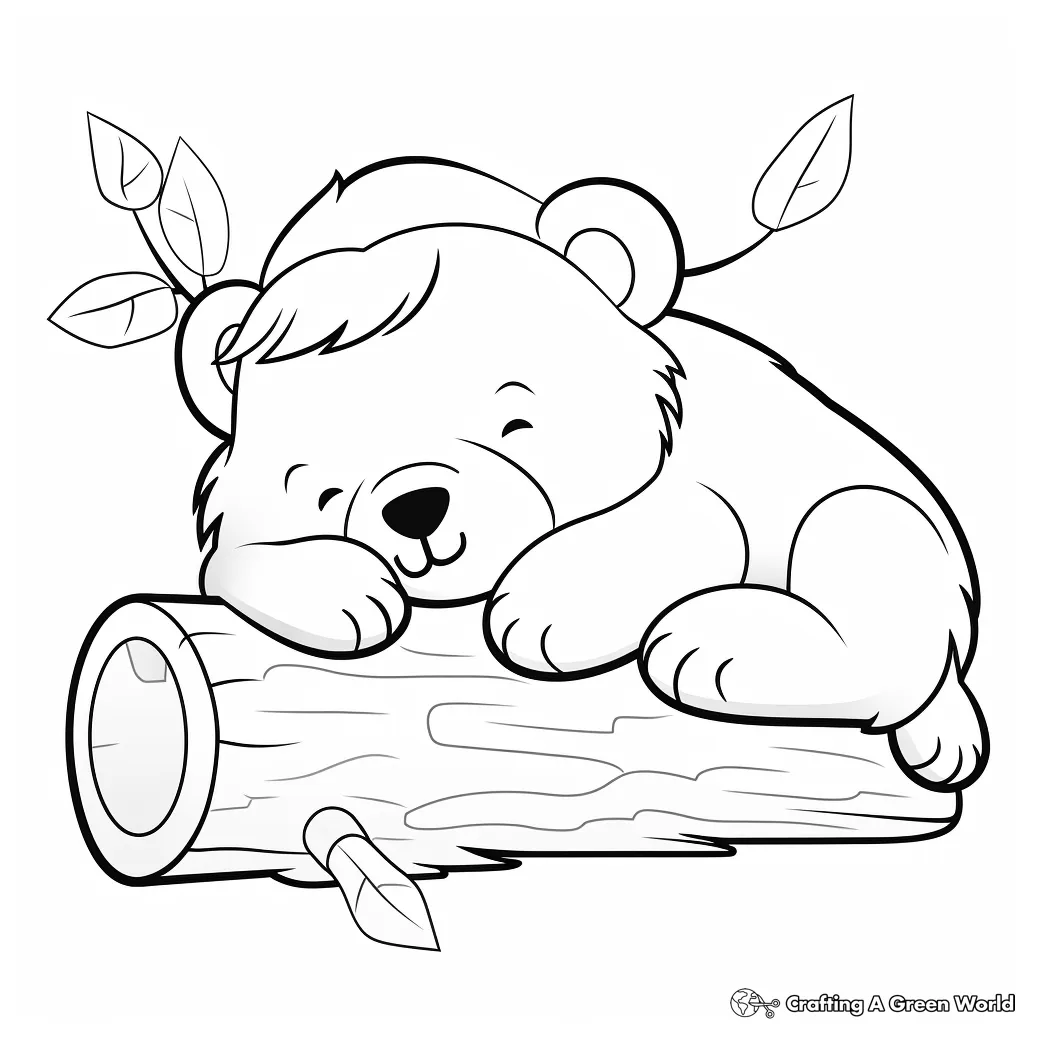 Sleeping bear coloring pages free & printable!