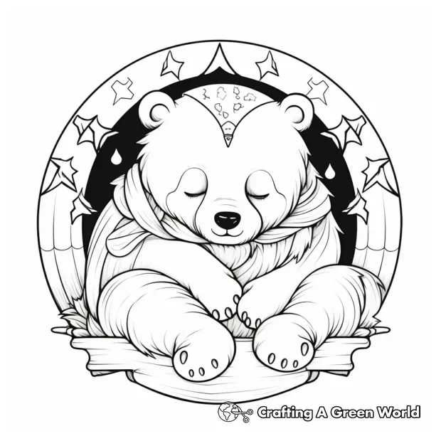 Sleeping bear coloring pages free & printable!