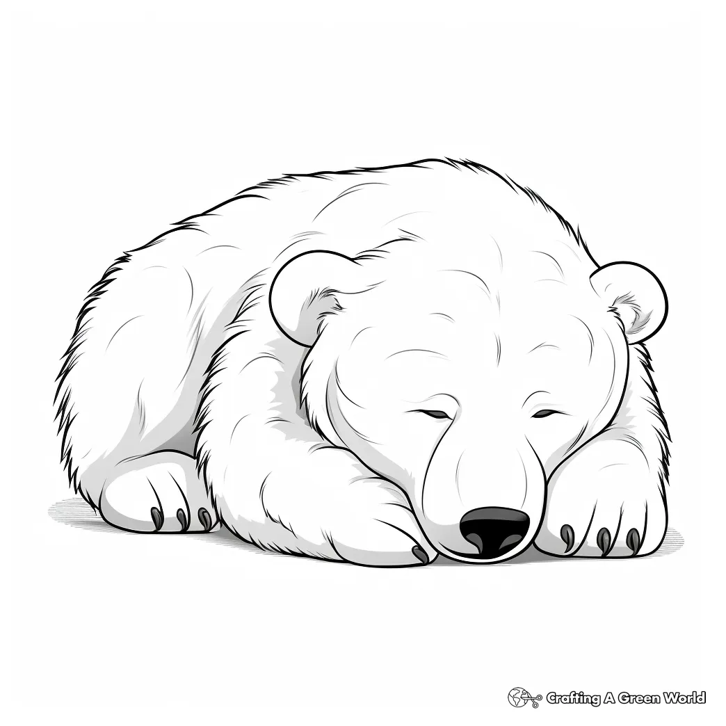 Sleeping bear coloring pages free & printable!