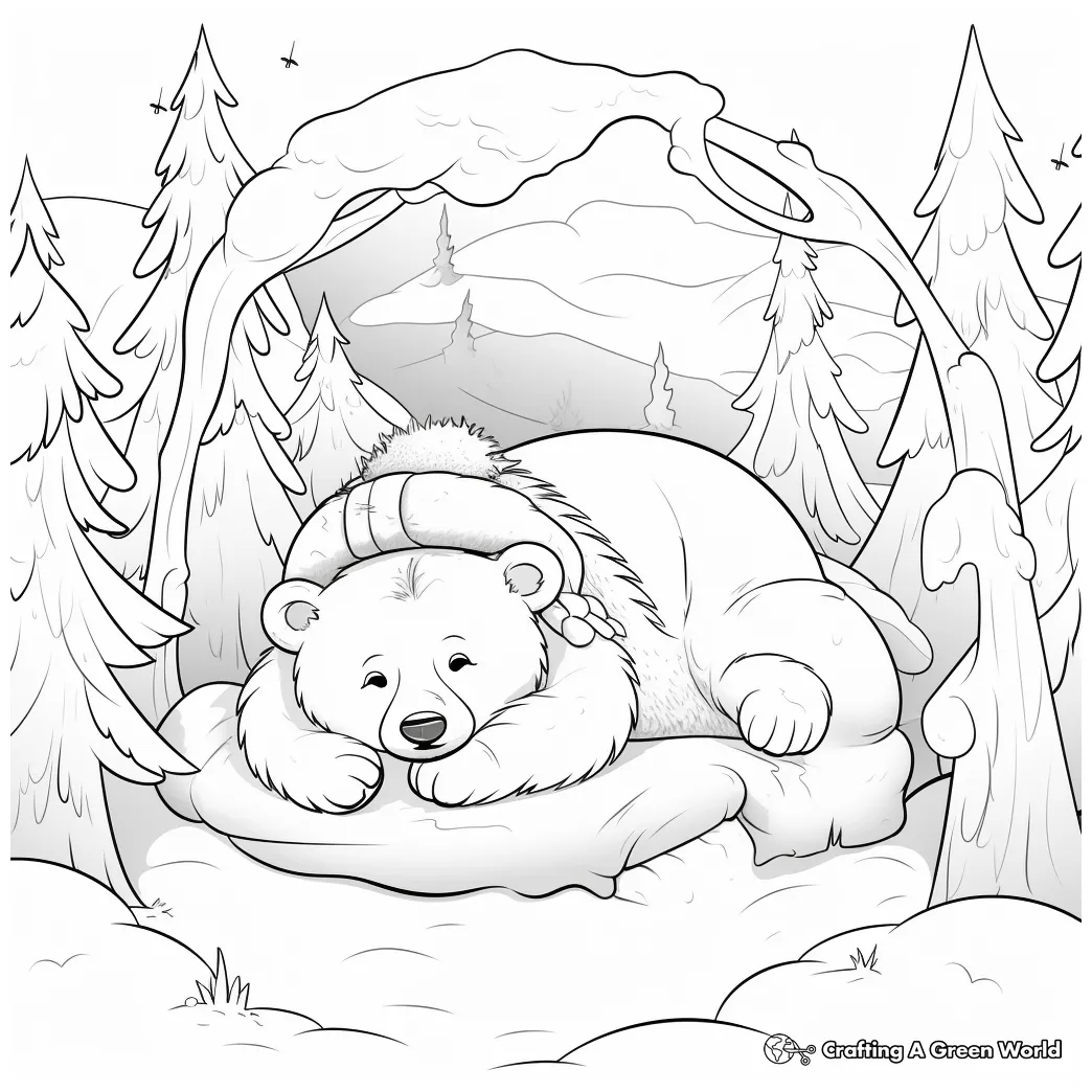Sleeping bear coloring pages free & printable!