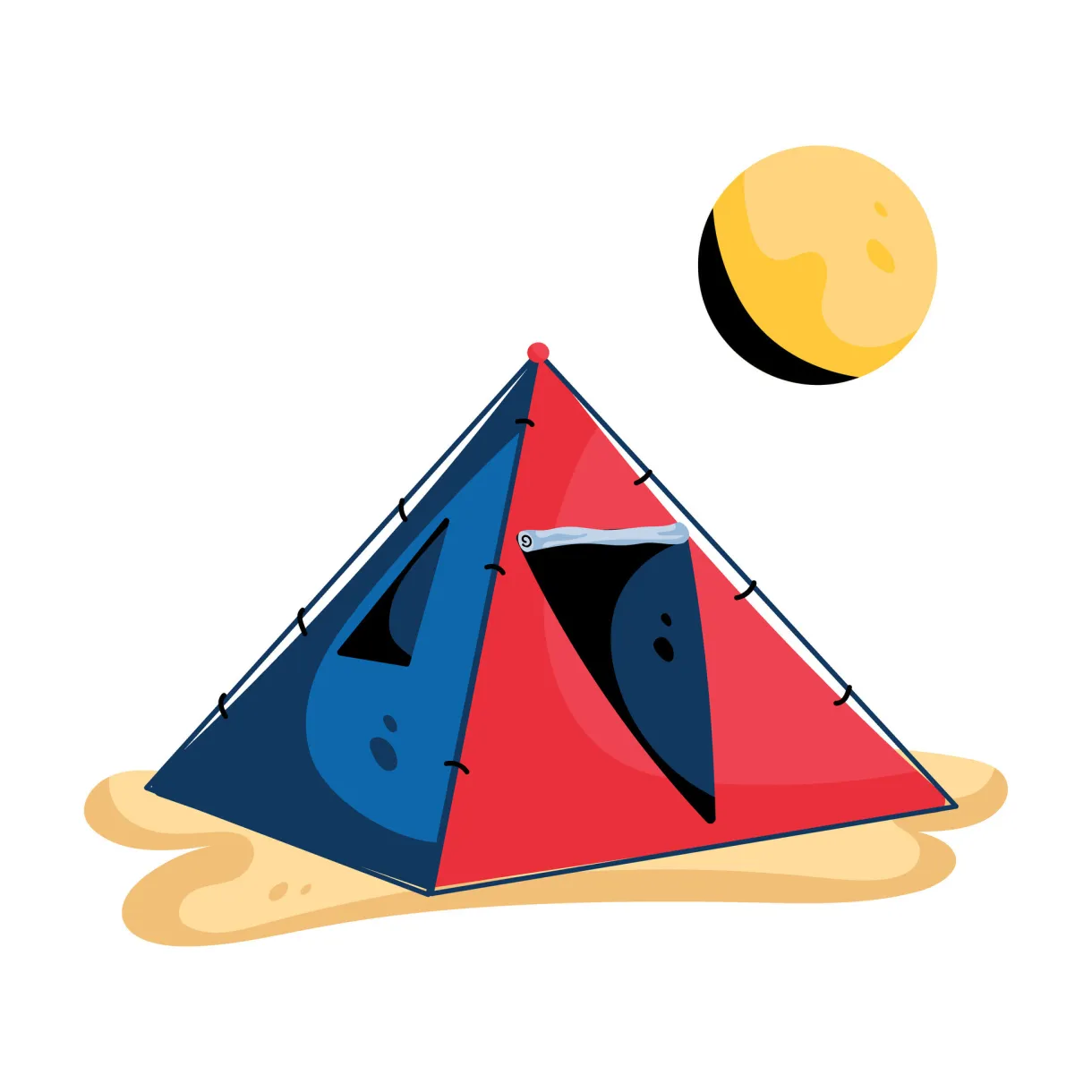 Trendy bedouin tent 32314534 vector art at vecteezy