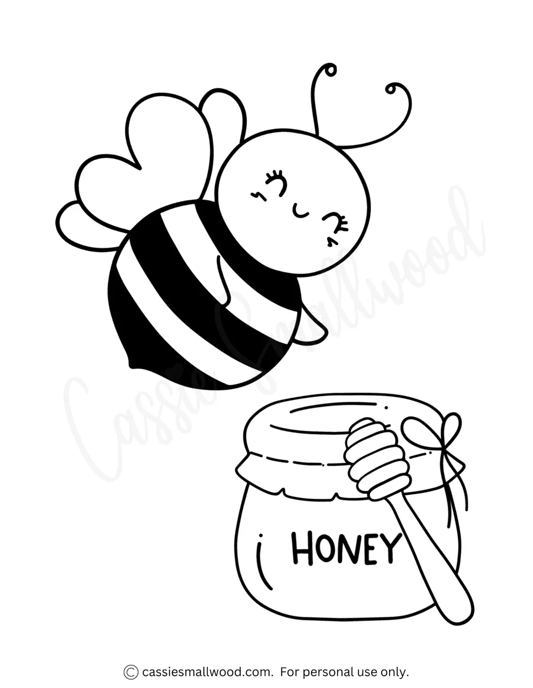 Bee honeycomb coloring page coloring pages