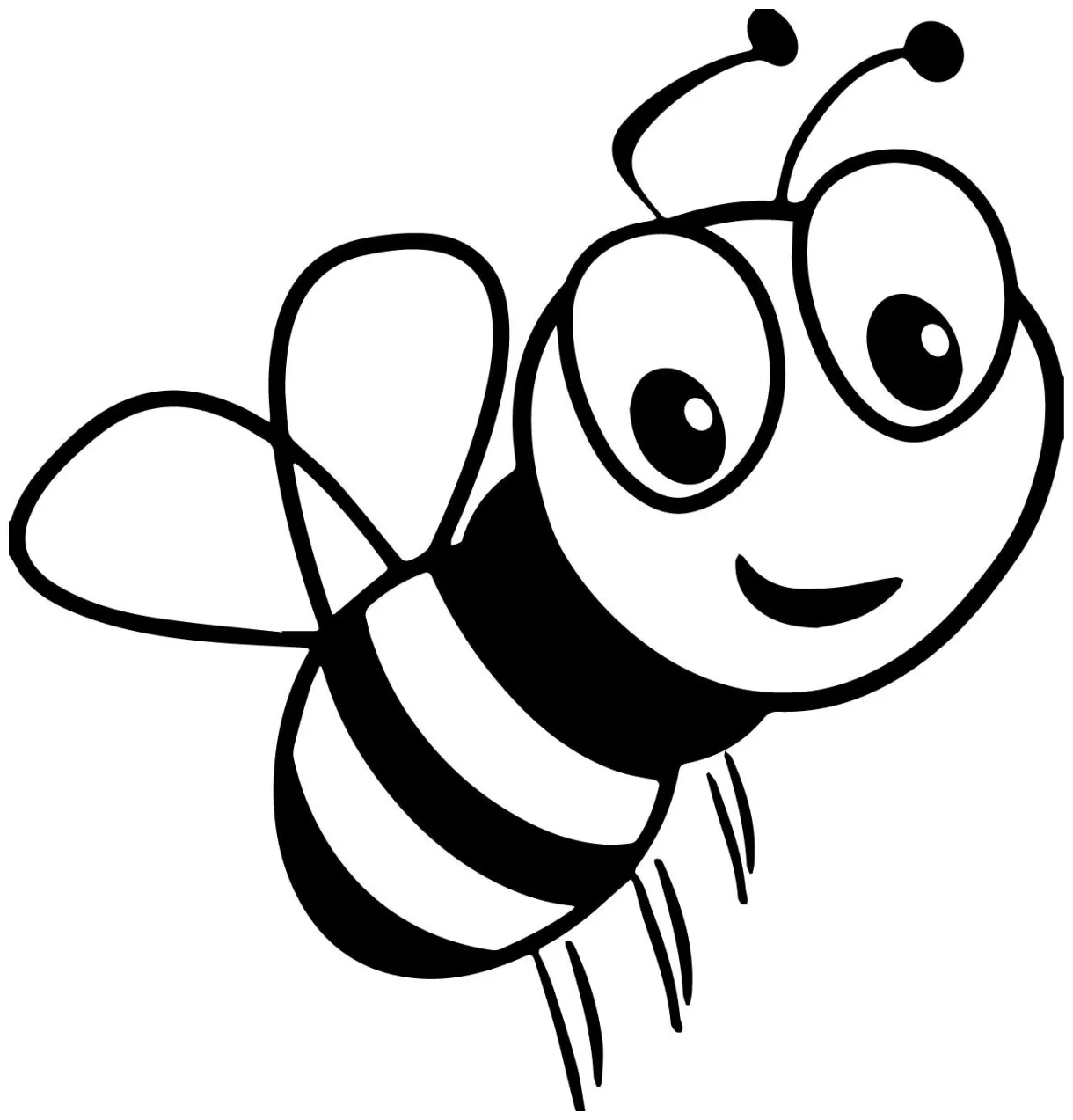 Bee colouring page s summer coloring pages bee my