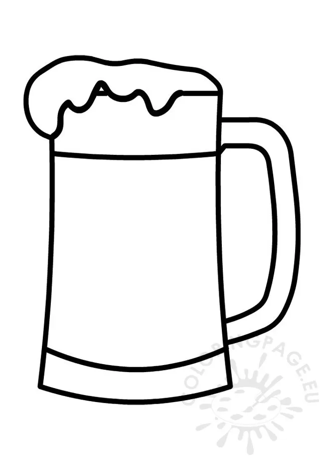 Beer Mug | Coloring Page