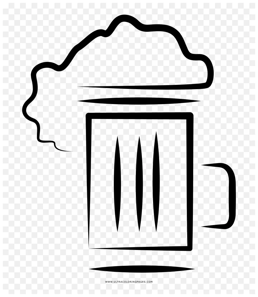 Beer Mug Coloring Page Clipart (#5643291) - PinClipart