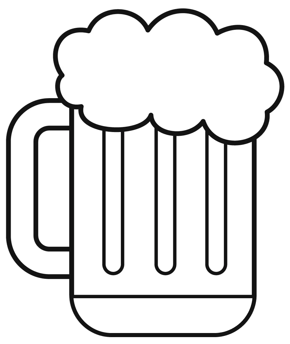 Beer Mug coloring page - ColouringPages
