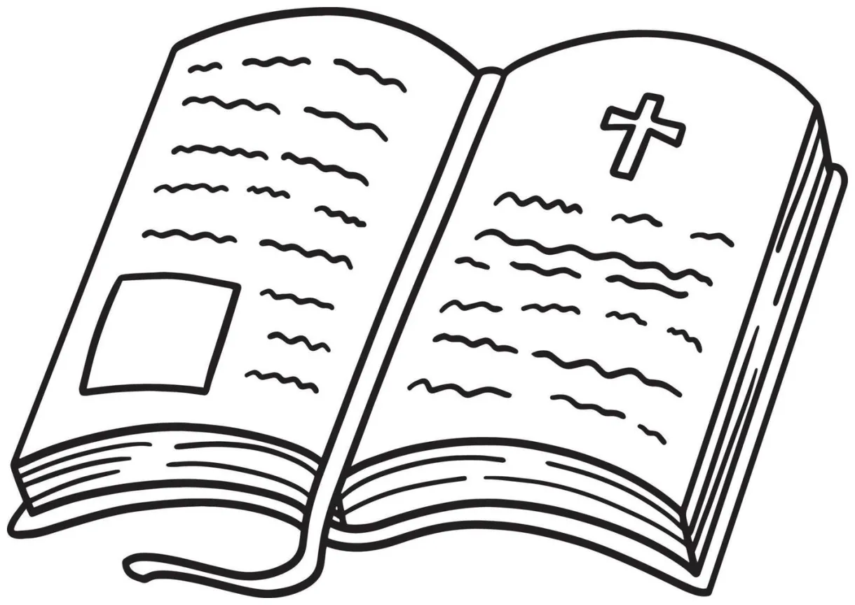 Reading Bible Coloring Pages [2025]