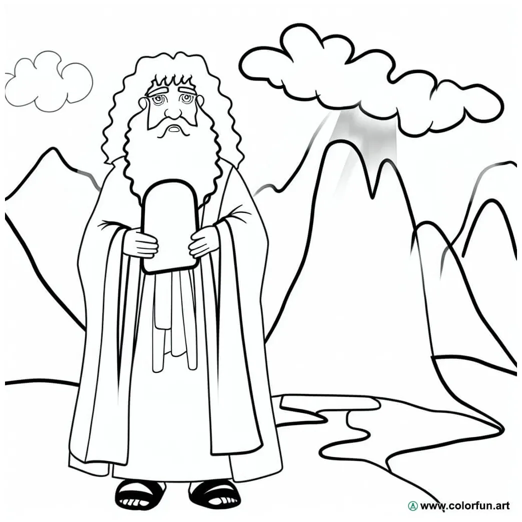 Coloring page of the Bible Download or Print for free