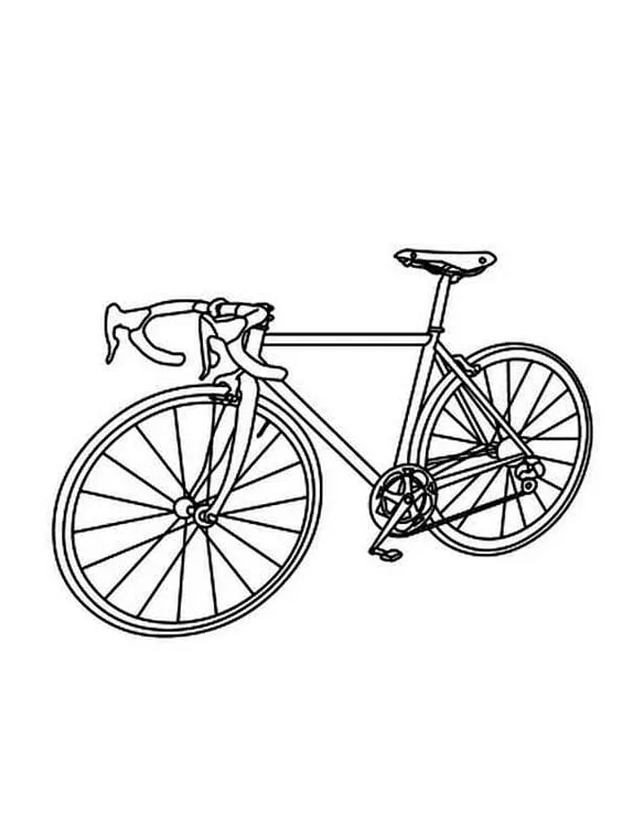 Bicycle for race coloring pages coloring cool