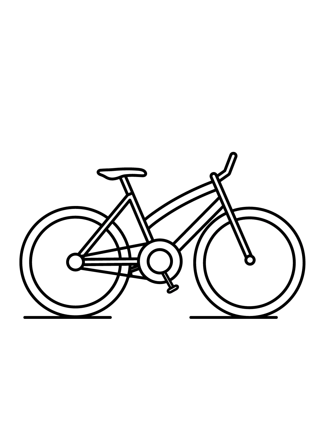 43 bicycle coloring pages free & printable for kids and adults
