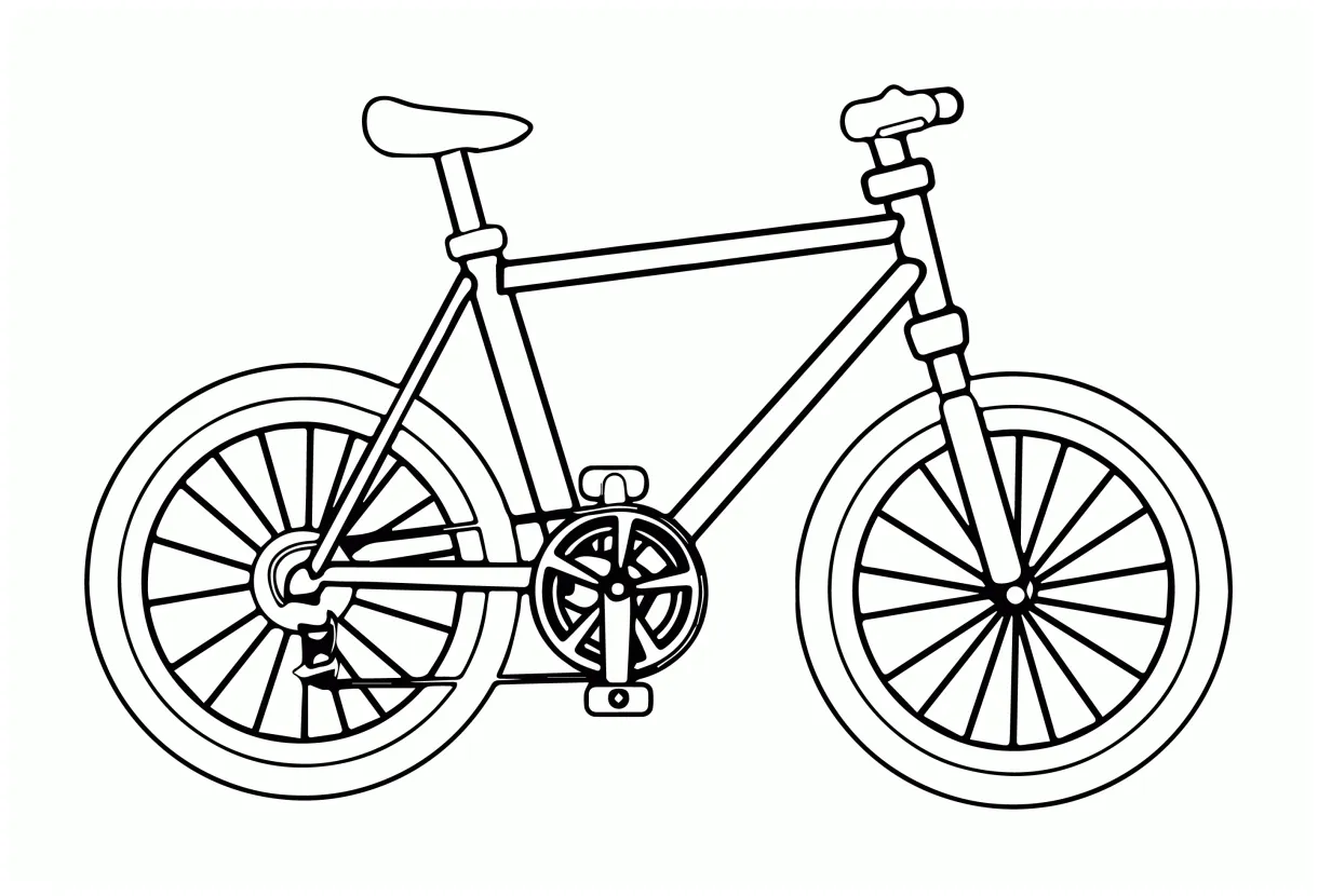 Bicycle coloring pages coloring home