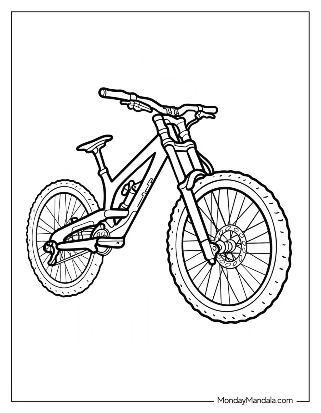 20 Bicycle Coloring Pages (Free PDF Printables)