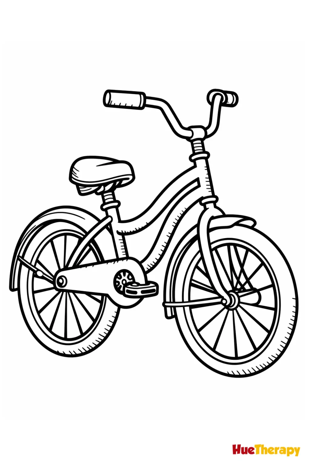 Printable bicycle coloring pages [2025]