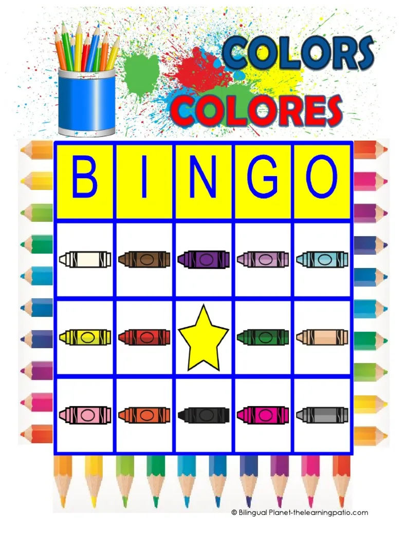 Color Bingo Cards | PDF