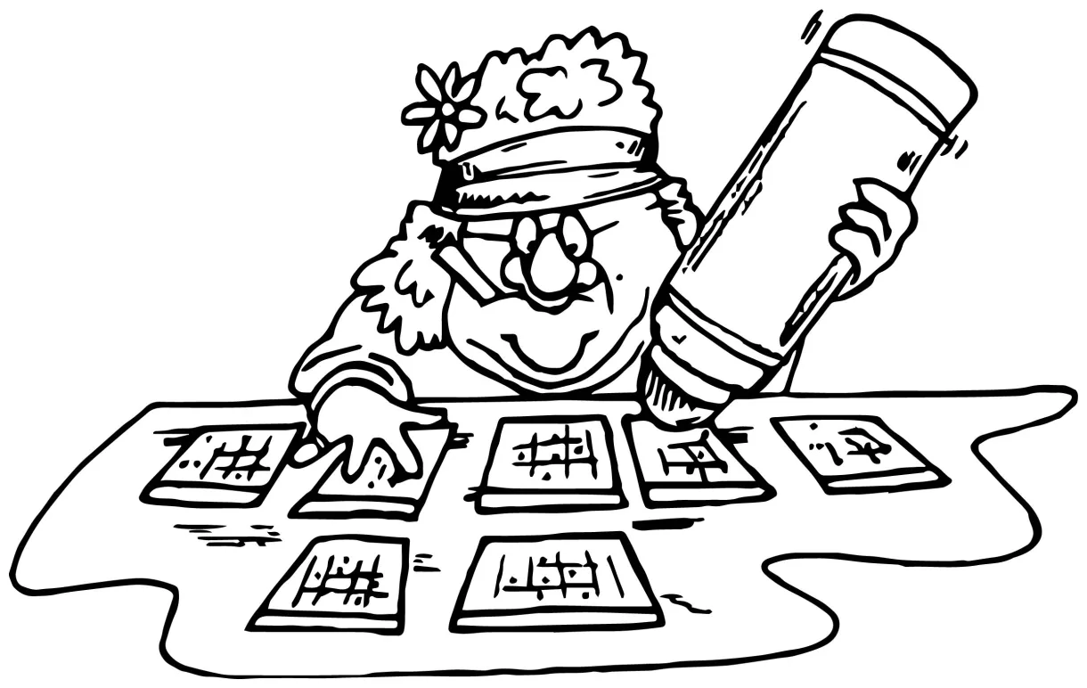 Bingo coloring page wecoloringpage