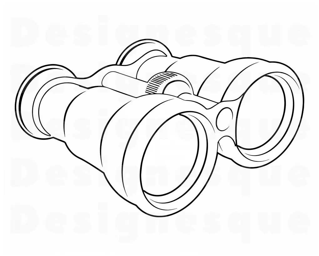 Binoculars coloring page coloring pages