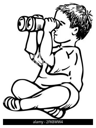 Binoculars coloring page coloring pages