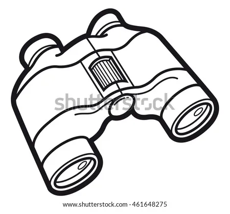 Binocular for coloring coloring pages printable coloring page