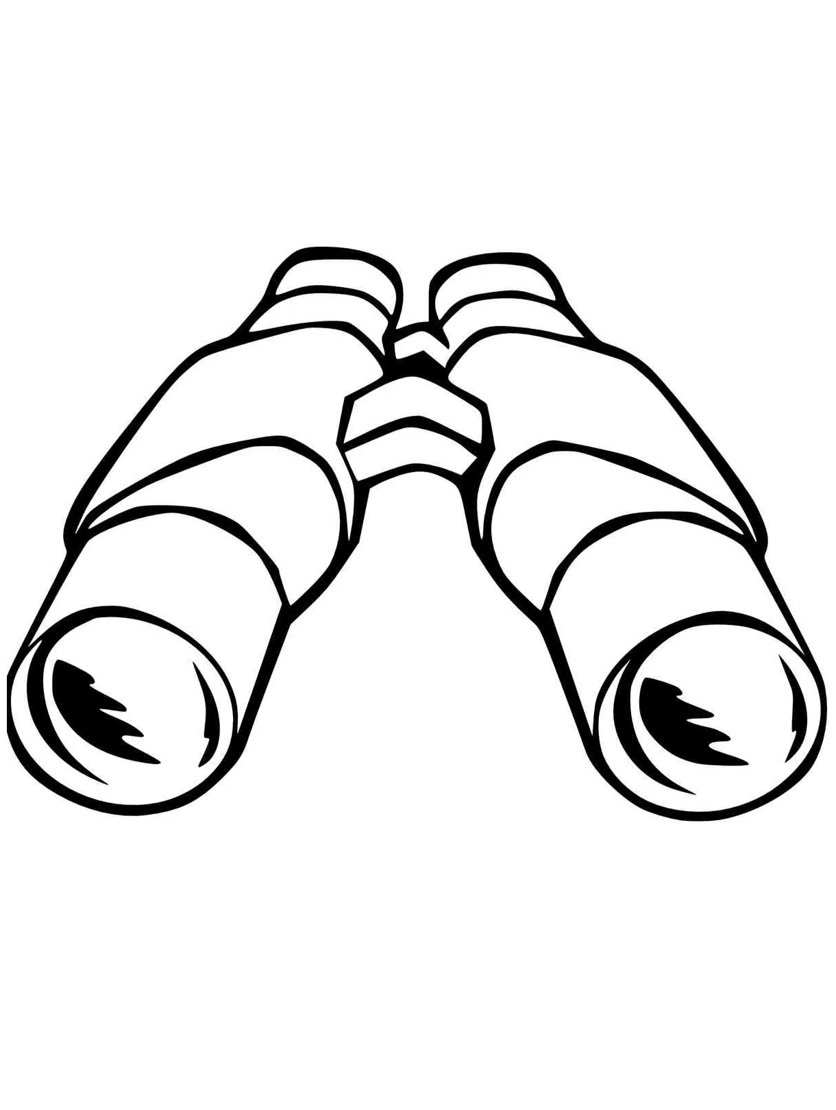 Binoculars coloring pages