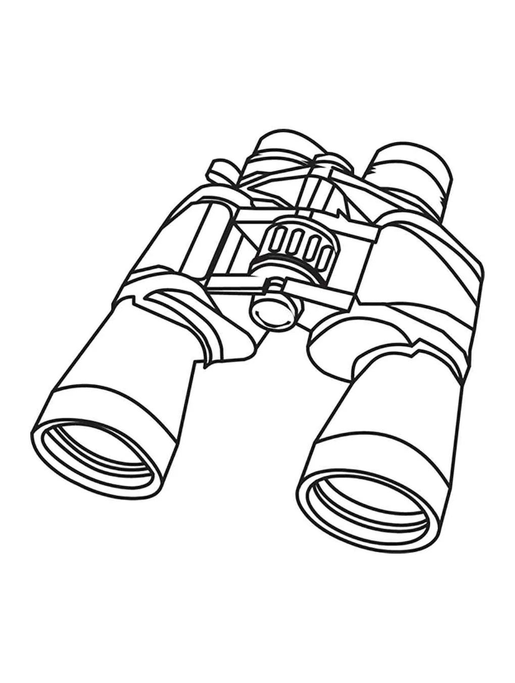 Binoculars coloring pages