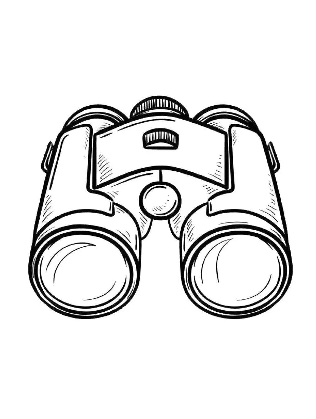 Binoculars coloring pages