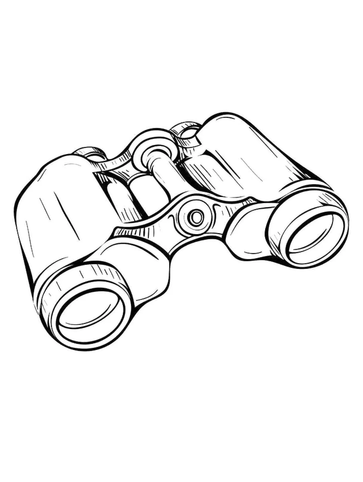 Binoculars coloring pages