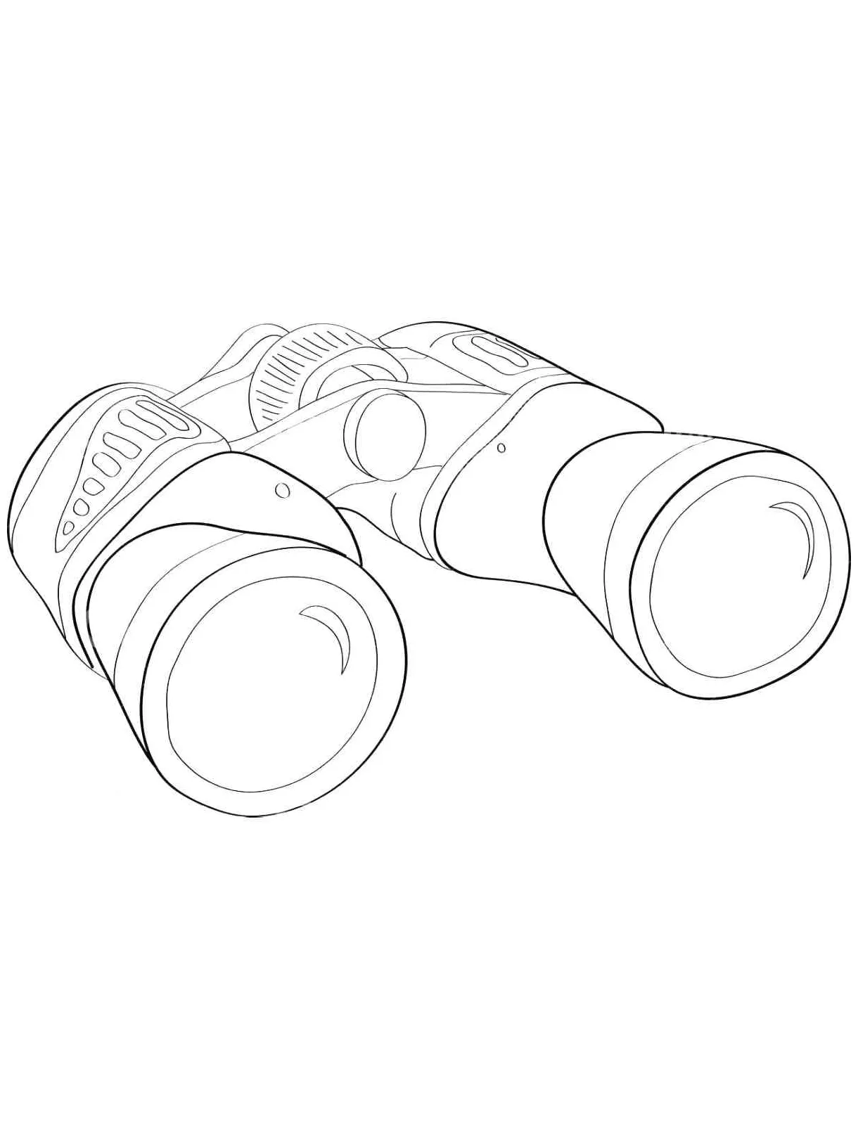 Binoculars coloring pages