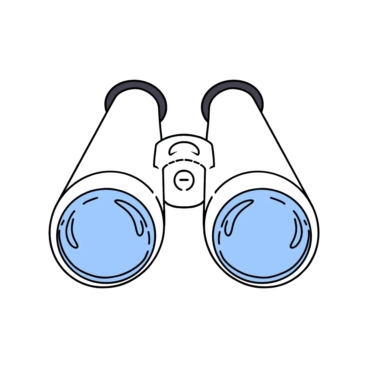 Binoculars coloring page ♥ for kids online or printable for free! printable coloring page