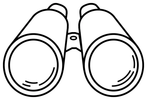Binoculars coloring page free printable coloring pages